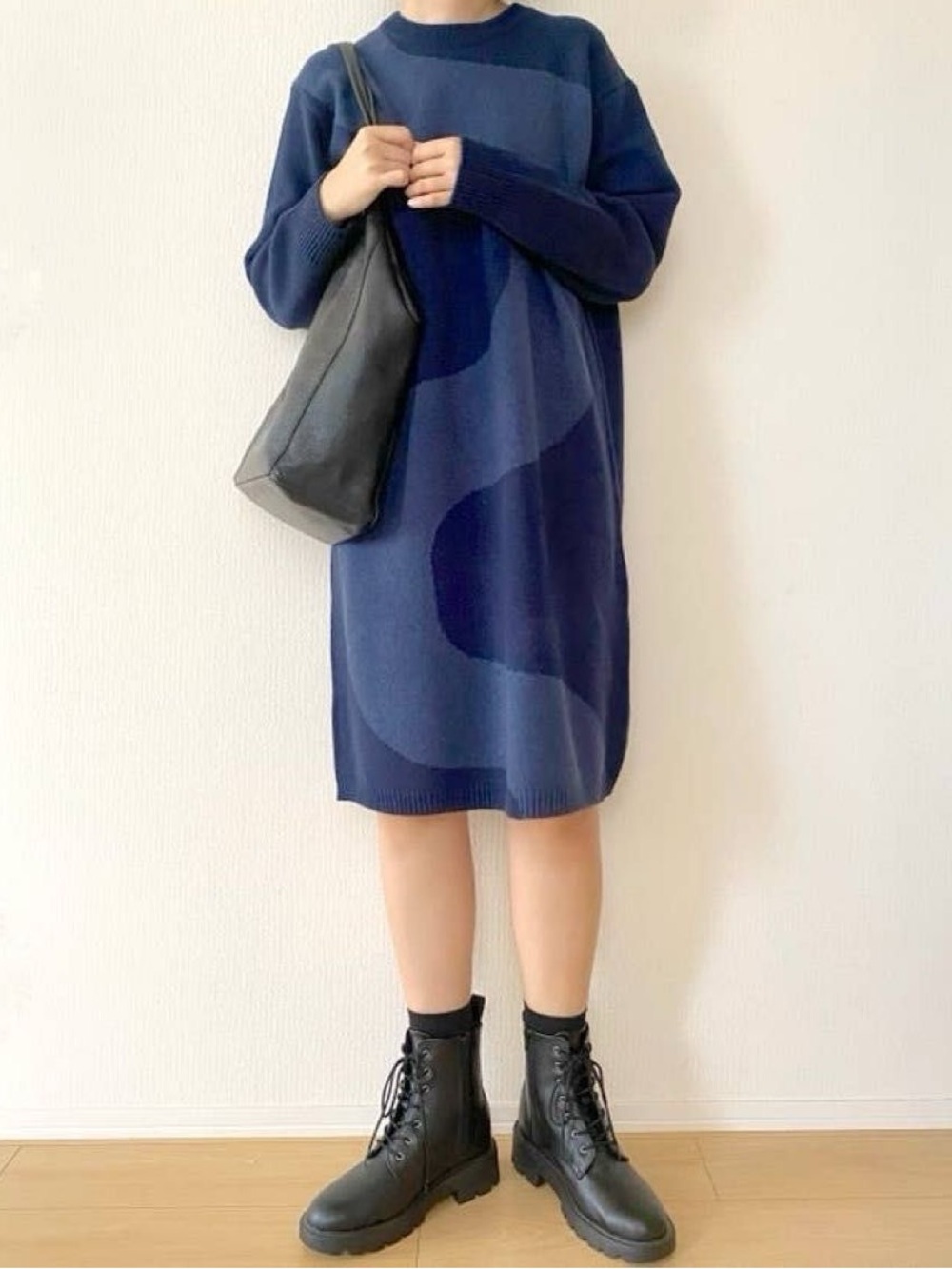 Marimekko Uniqlo collab wool dress